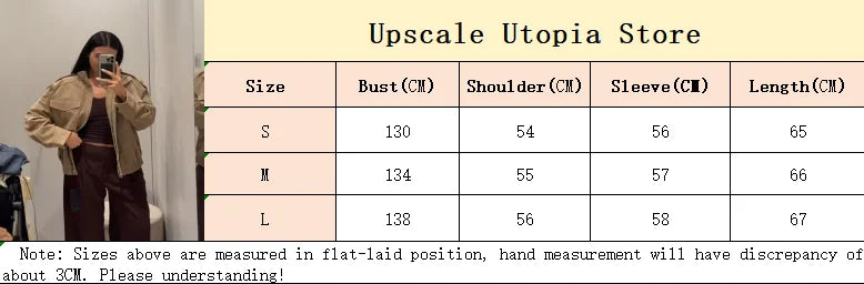 Women Loose Suede Jacket Fashion Long Sleeve Pockets Zipper Oversized Bomber Jacket 2025 Autumn Winter Lady High Street Outwear